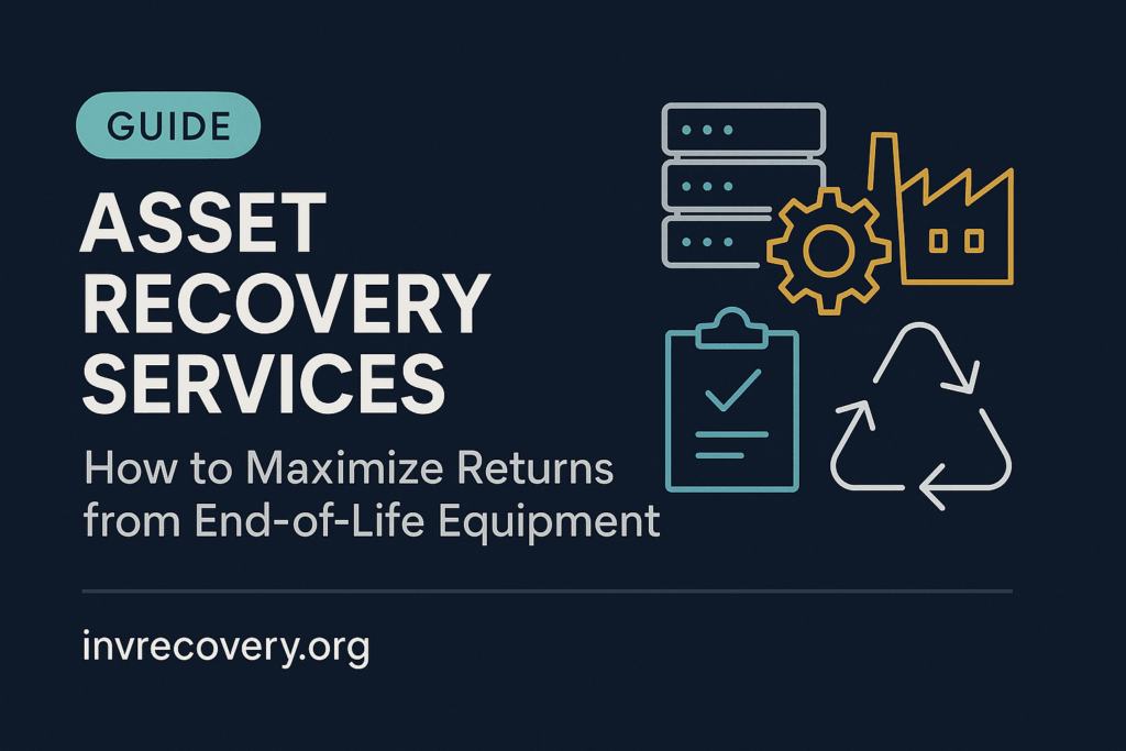 Asset Recovery Services: How to Maximize Returns from End-of-Life Equipment