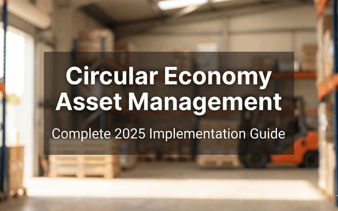 Circular Economy Asset Management – Complete 2025 Implementation Guide