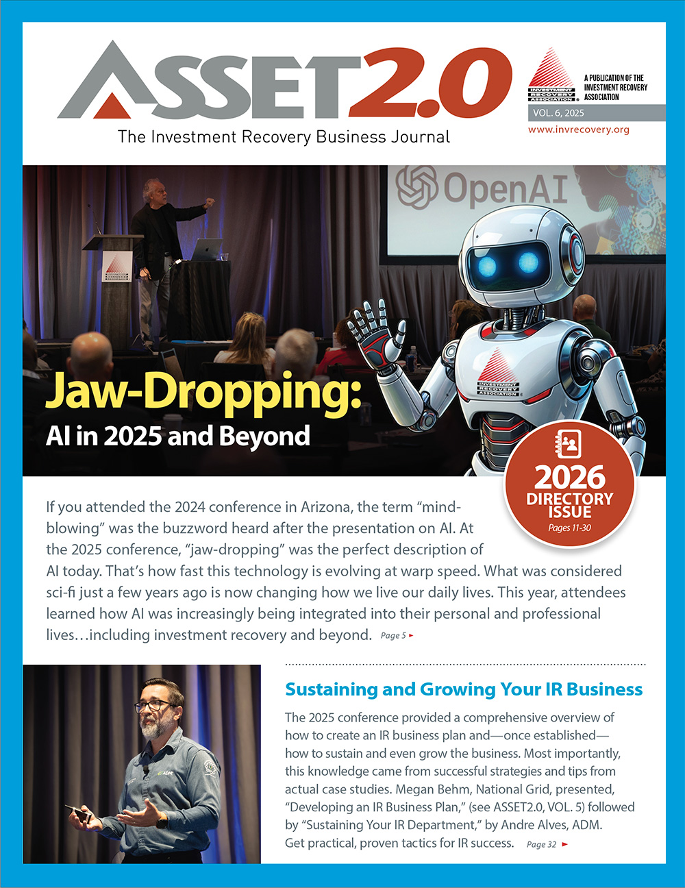 Asset 2.0, 2025, VOL 5 - Post show issue