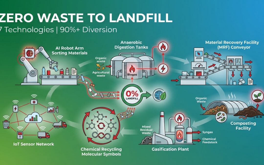 Zero Waste to Landfill: 7 Technologies Achieving 90%+ Diversion