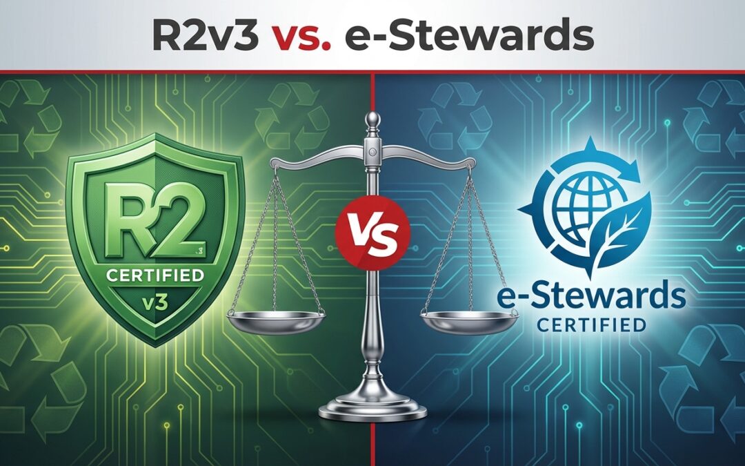 R2v3 vs. e-Stewards: Which ITAD Certification Matters Most for Investment Recovery?
