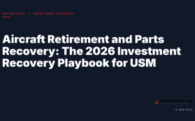 Aircraft Retirement and Parts Recovery: The 2026 Investment Recovery Playbook for USM