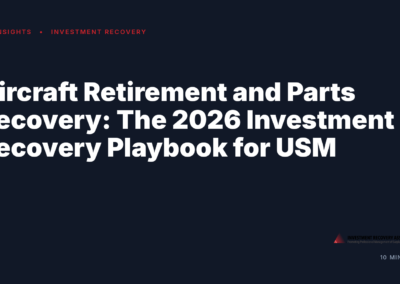 Aircraft Retirement and Parts Recovery: The 2026 Investment Recovery Playbook for USM