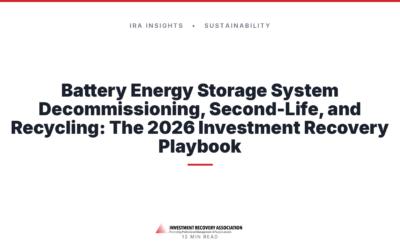 Battery Energy Storage System (BESS) Decommissioning, Second-Life, and Recycling: The 2026 Investment Recovery Playbook