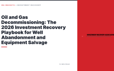 Oil and Gas Decommissioning: The 2026 Investment Recovery Playbook for Well Abandonment and Equipment Salvage