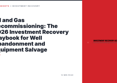 Oil and Gas Decommissioning: The 2026 Investment Recovery Playbook for Well Abandonment and Equipment Salvage