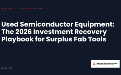 Why Used Semiconductor Equipment Is Becoming a Major Investment Recovery Opportunity