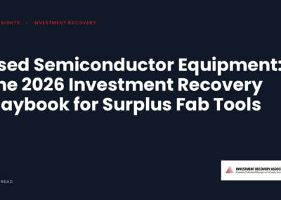 Why Used Semiconductor Equipment Is Becoming a Major Investment Recovery Opportunity