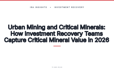 Urban Mining and Critical Minerals: How Investment Recovery Teams Capture Critical Mineral Value in 2026