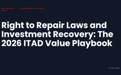 Right to Repair Laws and Investment Recovery: The 2026 ITAD Value Playbook